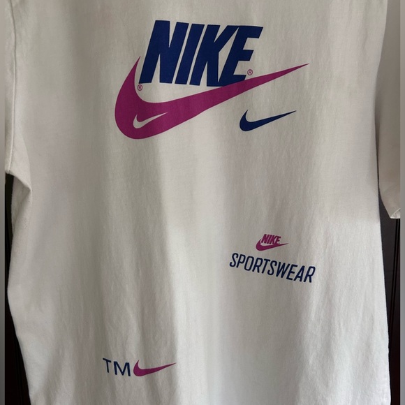 NIKE Retro Sportswear Graphic Logo T-Shirt Athletic Tee Streetwear Casual Mens L - Picture 4 of 11